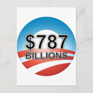 CARTE POSTALE 787 MILLIARDS $
