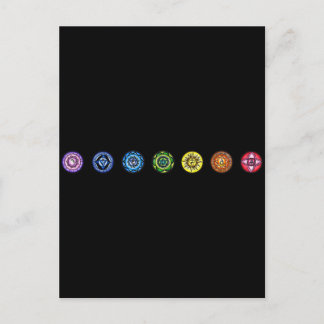 Carte Postale 7 chakras