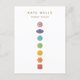Carte Postale 7 Chakras Kundalini Guérisseur