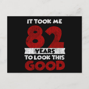 Carte Postale 82 ans Joyeux Anniversaire Me Fait Paraître Jeune 