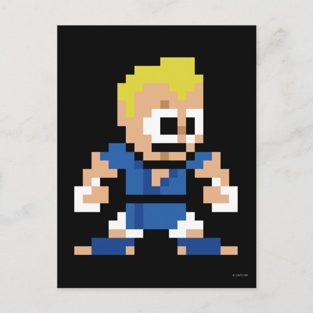 Carte Postale 8 bits Abel (Devant)