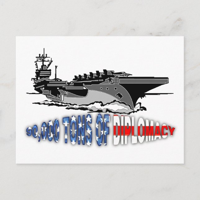Carte Postale 90 000 tonnes de diplomatie (Devant)