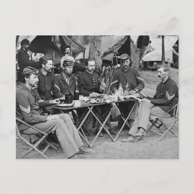 Carte Postale 93e infanterie de New York, 1863 (Devant)