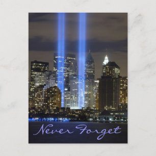 Carte Postale 9 11 N'oubliez jamais, rappelez-vous toujours