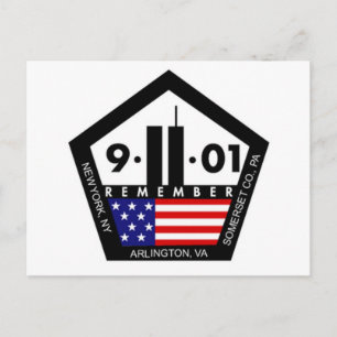 Carte Postale 9 11 N'oubliez jamais, rappelez-vous toujours