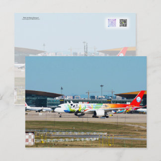 Carte Postale A350 Panda Livery