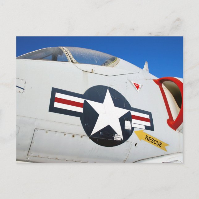 Carte Postale A4 Skyhawk Closeup (Devant)