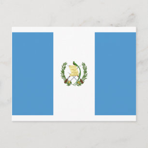Carte Postale A bas prix ! Drapeau du Guatemala