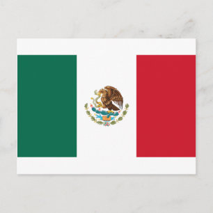 Carte Postale A bas prix ! Drapeau du Mexique