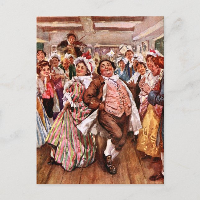 Carte Postale A Christmas Carol : M. & Mme Fizziwig (Devant)