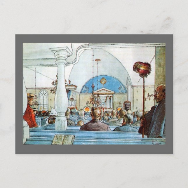 Carte Postale À Church vers 1905 (Devant)