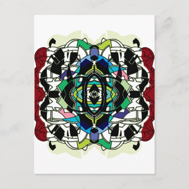 Carte Postale à damiers (Devant)