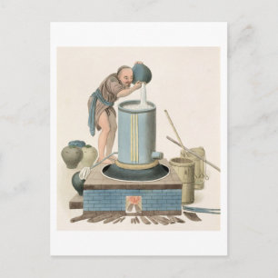 Carte Postale A Distiller, plate 24 from 'The Costume of China',