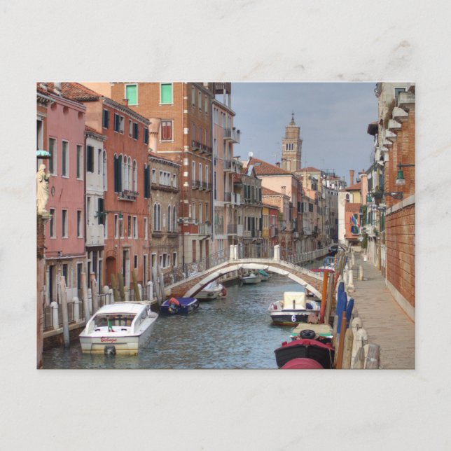 Carte Postale A Dorsoduro, Venise Italie (Devant)