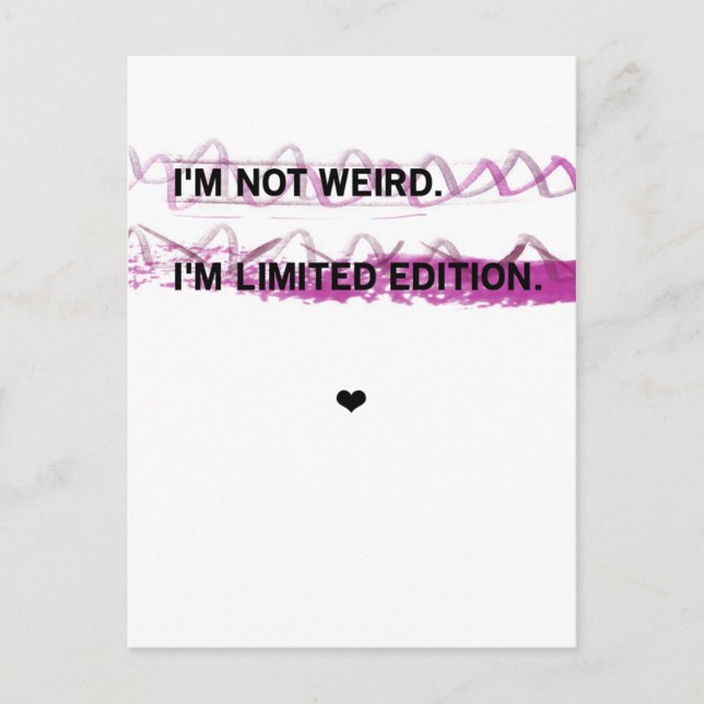 Carte postale à édition limitée (Devant)