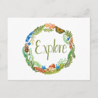 Carte postale à explorer