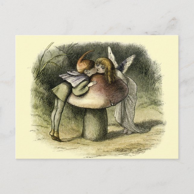 Carte Postale "A Fairy Kiss" de Doyle (Devant)