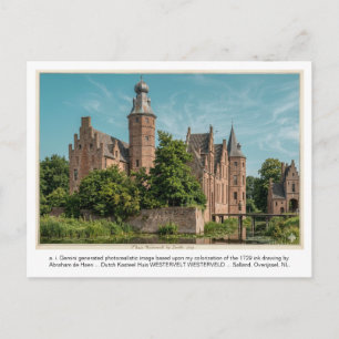 Carte Postale a. i. Gemini a généré Kasteel WESTERVELT.