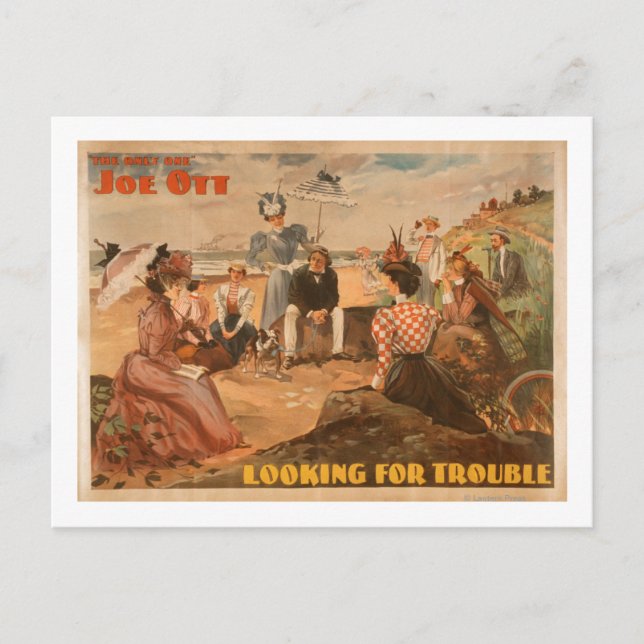 Carte Postale A la recherche de problèmes - Beach Scene Theater (Devant)
