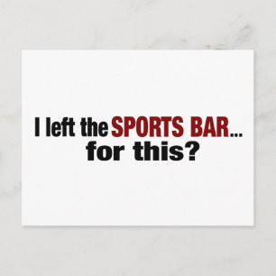 Carte Postale A Laissé La Barre Des Sports Pour Ça ?
