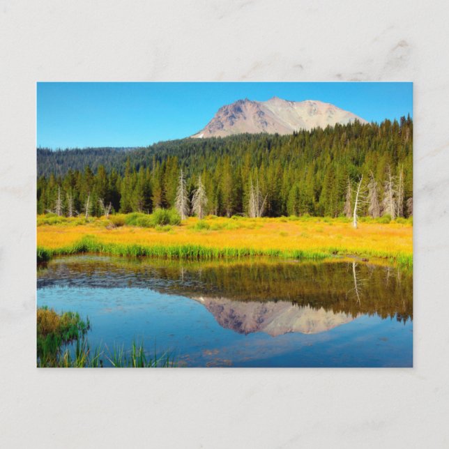 Carte Postale A Lake In Lass Volcanic National Park (Devant)