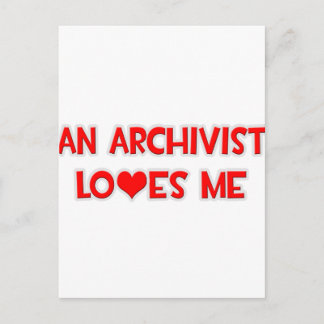 Carte Postale À l'archiviste Loves Me