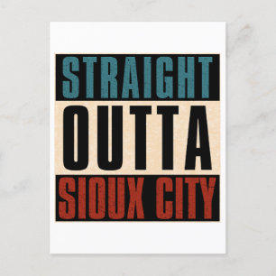 Carte Postale A l'extérieur droit de Sioux City Iowa IA