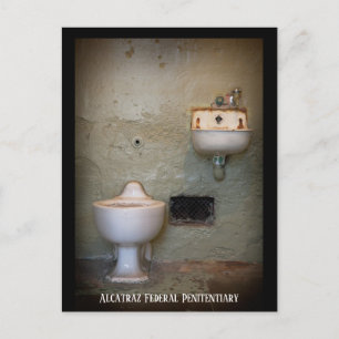 Carte Postale À l'intérieur de la cellule de prison à The Rock, 