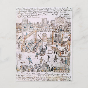 Carte Postale À l'intérieur de l'église du Vieux Luthérien, comt