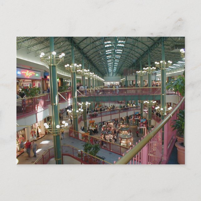 Carte Postale À L'Intérieur Du Centre Commercial America Minisot (Devant)