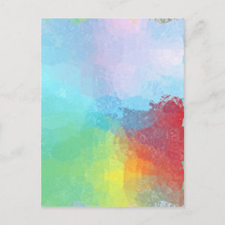 Carte Postale À L'Intérieur D'Un Arc En Ciel