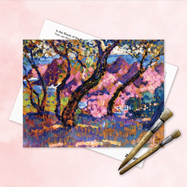 Carte Postale À l'ombre des pins Théo van Rysselberghe (Créateur téléchargé)