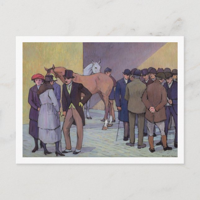 Carte Postale A Morning at Tattersall's (Devant)