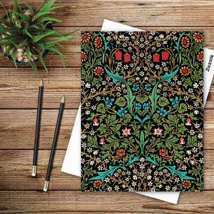 Carte postale à motif floral de Blackthorn William