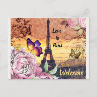 Carte postale à Paris