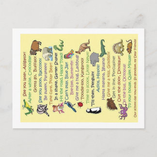 Carte Postale À Plus Tard, Alligator !