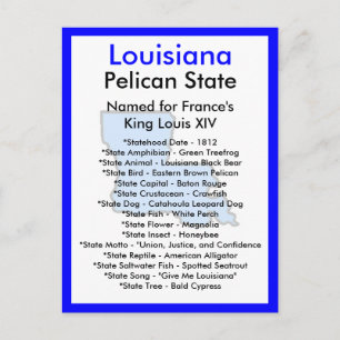 Carte Postale À propos de la Louisiane