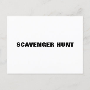 Carte postale à puce var de chasse au trésor