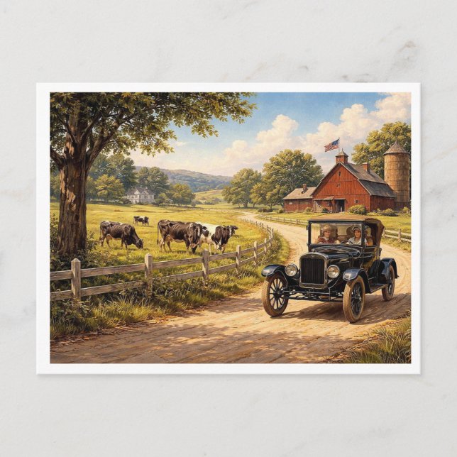 Carte Postale A scene from American life. (Devant)