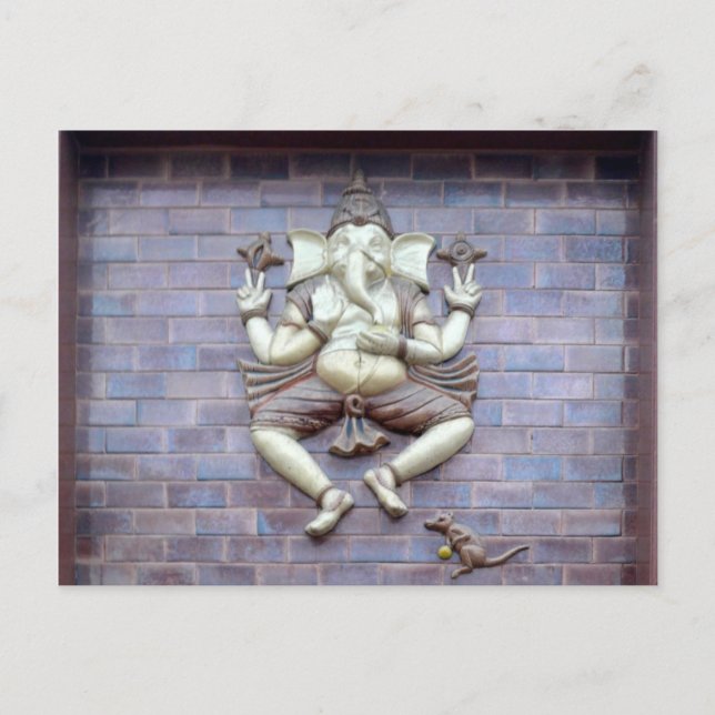 Carte Postale A sculpture of Hindu God Ganesha (Devant)