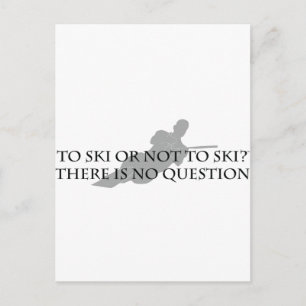 Carte Postale À Ski ou non à Ski (ski nautique)