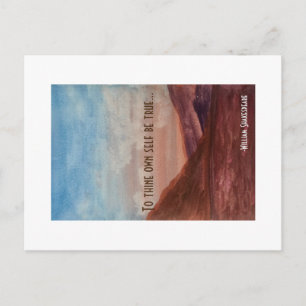 Carte Postale À toi-même être vrai
