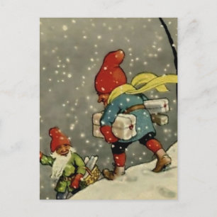 Carte Postale « À travers la tempête de neige » par Jenny Nystro