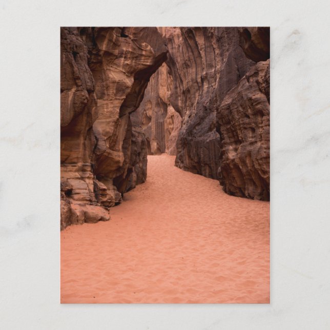 Carte Postale A travers le canyon (Devant)