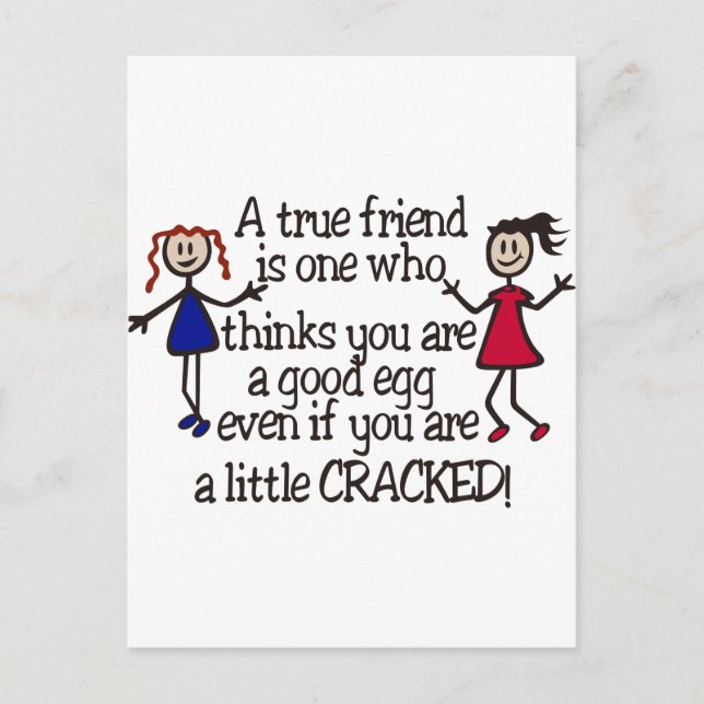 Carte Postale A True friend (Devant)