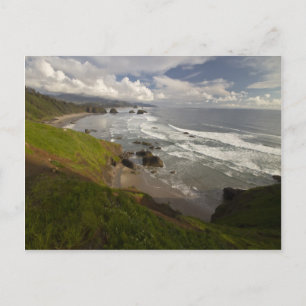 Carte Postale A view of Cannon beach on the Oregon coast.