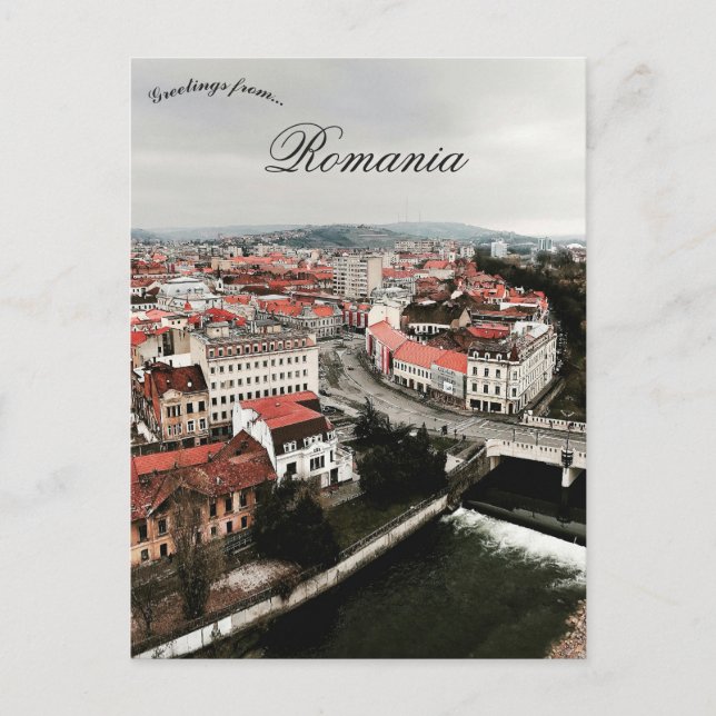 Carte Postale A View of Oradea Romania (Devant)
