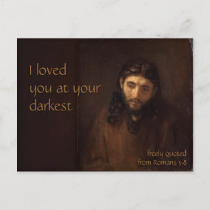 Carte Postale À votre plus sombre CC0407 Rembrandt Jesus