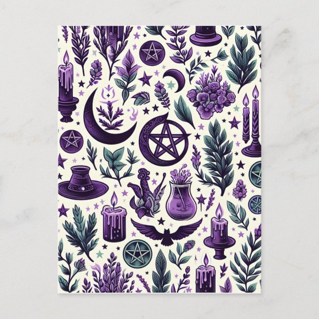 Carte Postale A Wiccan Pattern 1 (Devant)