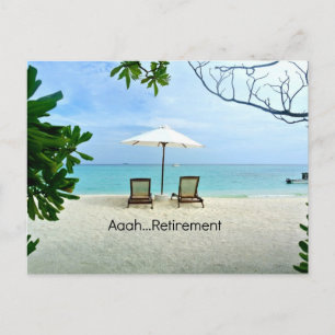 Carte Postale Aaah...retraite